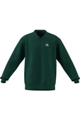 adidas Erkek  Yeşil  Sweatshirt GRAPHIC HALF Z JX8171 - 7