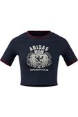 adidas Kadın Mavi T-shirt GRFX TEE JW6033 - 7