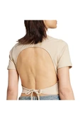 adidas Kadın  Bej  T-shirt CUT OUT RIB TEE KC8803 - 6