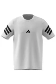 adidas Erkek  Beyaz  T-shirt M FI 3S REG T JD4880 thumbnail 7
