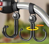 Ayarlanabilir Yük Sabitleme Halatı, Koltuk Arkası, Bagaj Halatı, Gergi Kemeri, Elektrikli araç kancası, Bisiklet ve Motosiklete Uygundur, 1 Adet, thumbnail 9