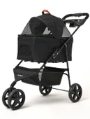 Zampa Venüs Kedi Köpek Arabası Siyah SP03F-B - Katlanabilir thumbnail 1