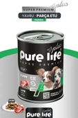 Plus Kuzulu Yavru Puppy Köpek Konserve Chunk Parça Etli Yaş Mama 400 Gr thumbnail 1