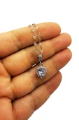 Aşkın Işıltısı Kalp Taşlı Kolye thumbnail 2