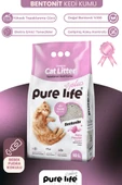 PURELİFE PLUS BEBEK PUDRALI KEDİ KUMU 10 LT - 1