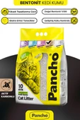 PANCHO AKTİF KARBONLU KEDİ KUMU 10 LT - 1