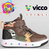 Vicco Dragus Phylon Kauçuk Taban Ortopedik Işıklı Çocuk Bot thumbnail 2