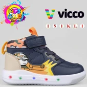 Vicco Dragus Phylon Kauçuk Taban Ortopedik Işıklı Çocuk Bot thumbnail 1