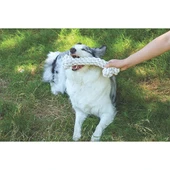 M-Pets Coto Örgü Kemik Köpek Oyuncağı Beyaz 30 Cm thumbnail 2