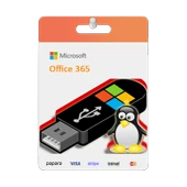 MICROSOFT Office 365 Kurulum Dosyası + 16GB USB + Hesap Paketi Keysofti - 1
