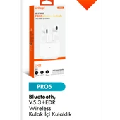 Pro 5 Bluetooth 5.3 Versiyon Edr Wireless Kulak Içi Kulaklık thumbnail 2