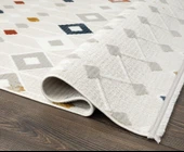 Karmen Saten Halı Yolluk Halısı 78x150 Tablo TL001A Krem - 5