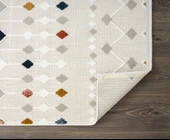 Karmen Saten Halı Yolluk Halısı 78x150 Tablo TL001A Krem - 3