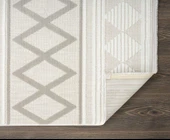 Saten Halı Kesme Oda Halısı 156x350 Tablo TL004A Krem - 3