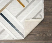 Saten Halı Kesme Salon Halısı 195x350 Tablo TL003A Krem - 3