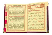 10 ADET - Ekonomik Kadife Kaplı Yasin Kitabı - Çanta Boy - Kırmızı Renk - Dini Hediyelik - 5