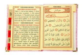 20 ADET - Ekonomik Kadife Kaplı Yasin Kitabı - Çanta Boy - Pembe Renk - Dini Hediyelik thumbnail 5