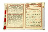 10 Adet Kadife Kaplı Yasin Kitabı - Çanta Boy - İsme Özel Plakalı - Tesbihli - Keseli - Beyaz Renk - Mevlüt Hediyeliği - 3