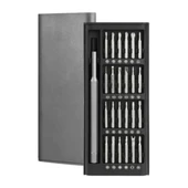 25 Parça 24 farklı uçlu Mıknatıslı 25 in 1  Tornavida Seti thumbnail 1