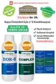 Bor Gübre Kaysı İçin (Complex-1Lt ve Bor-8 1Lt) Organik Sıvı Gübre-Meyve Sayısı Artar-Kalite ve Verim Artar. - 1