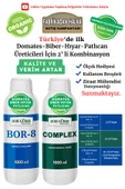 Bor Gübre Domates, Biber, Patlıcan, Hıyar İçin (Complex-1Lt / Bor-8 1Lt)Organik Sıvı Gübre Kalite -Verim Artar - 1