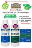 Bor Gübre Vişne İçin (Complex-1Lt ve Bor-8 1Lt) Organik Sıvı Gübre-Meyve Sayısı Artar-Kalite ve Verim Artar. - 1