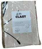 Clasy Ranforce %100 Pamuk 2 Adet Yastık Kılıfı Kelebek Desenli Pudra - 2