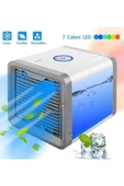 500 Ml Işıklı Masa Üstü Mini Klima Soğutucu Hava Nemlendirici 3 Kademe - 1