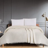 Schafer Home Zuma Çift Kişilik Pike 200x220 Cm-Krem - 1