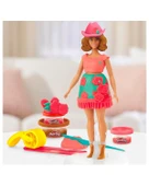 Play Doh Barbie Çiçekli ve Püsküllü Oyun Hamuru Seti G1360 thumbnail 4
