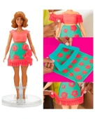 Play Doh Barbie Çiçekli ve Püsküllü Oyun Hamuru Seti G1360 thumbnail 3