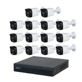 Dahua 14 Kameralı 40 Metre Renkli Gece Görüşlü Fullhd Dahili Mikrofonlu Kamera Seti - 2