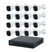 Dahua 16 Kameralı Renkli Gece Görüşlü Full Hd Güvenlik Kamera Seti - 2