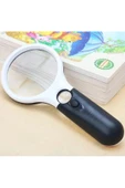 Choice White Magnifying Glass HKampusKirtasiyemheld 45X Magnifier Clearly to See With 3 LED Lights For Reading Magnif... - 8