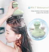 COMFIER Kablosuz Elektrikli Saç Derisi Masaj Cihazı - Yeşil - 4