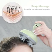 COMFIER Kablosuz Elektrikli Saç Derisi Masaj Cihazı - Yeşil - 2