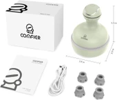 COMFIER Kablosuz Elektrikli Saç Derisi Masaj Cihazı - Yeşil - 6