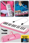 Südor 32 Tuş Melodika Bez Çantalı Melodika Set Siyah Renk Ticon Taşıma Kalplu - 2
