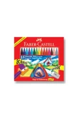 Faber Castell 15 Renk Mum Boya Wax Crayon Silinebilir Açılabilir - 1