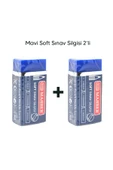 Mabber Kırtasiye Mavi Sınav Silgisi 2'li Set Yumuşak Soft Iz Bırakmaz - 1