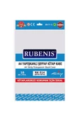 Rubenis A4 Yapışkanlı Buzlu Şeffaf Kitap Kabı Beyaz - 1