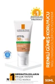 LA ROCHE POSAY LA ROCHE POSAY Anthelios Spf 50 Yağlı Ciltler Için Renkli Yüksek Korumalı Yüz Güneş Kremi 50 ml - 1