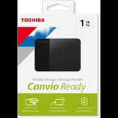 Toshıba Hdtp310ek3aa, Canvio Ready, 1tb, 2.5" Usb 3.0, Taşınabilir, Harici Hdd, (black) - 1