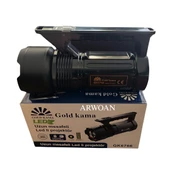 GK6766 LED Projektör Fener | Uzun Menzilli Şarjlı El Feneri, Yüksek Lümenli thumbnail 1