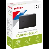 Toshıba Hdtb520ek3aa, Canvio Basics, 2tb, 2.5" Usb 3.2, Taşınabilir, Harici Hdd, (black) - 5