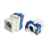 Teldata  TLD-UTP180 CAT6 180° UTP Keystone Jack 10 lu Paket Legrand Type thumbnail 1