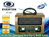 Everton Rt-557  Bluetooth Fm-Usb-Tf-Aux  Şarjlı Nostaljik Radyo thumbnail 2