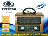 Everton Rt-557  Bluetooth Fm-Usb-Tf-Aux  Şarjlı Nostaljik Radyo thumbnail 1