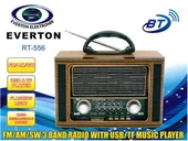 Everton Rt-556  Bluetooth Fm-Usb-Tf-Aux  Şarjlı Nostaljik Radyo thumbnail 2
