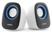 Dark Dk-ac-sp100 1+1 Multımedya Usb Speaker Beyaz - 1